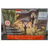 SmartYard Solar LED Pathway Lights, 6-Pack