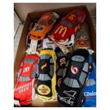 Plush NASCAR Race Cars with Tags