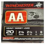 Winchester AA 20 Gauge Heavy Target Load Box
