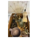 Decorative Items and Glassware Lot