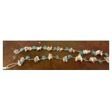 Shell and Glass Garland on Twine
