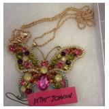 Betsey Johnson Butterfly Pendant Necklace