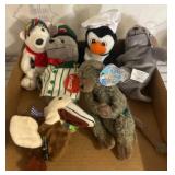 Plush Toys, Including Coca-Cola Bear