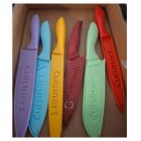 Cuisinart Colored Knives with Covers