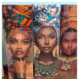 Three 12ï¿½36 Canvas Art Prints with Portraits