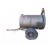 Mobile Steel Fuel Tank on Trailer With Pump