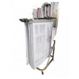 Large Blueprint Hanging File Rack Stand