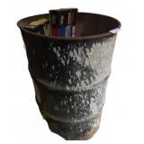 Industrial Drum With Truck Parts And Hardware