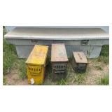 Aluminum Tool Box with 3 Metal Ammo Cans