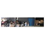 Lot: Hardware, Shelving, Paint, Tires