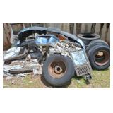 Lot: Tires, Bumpers, and Flood Lights