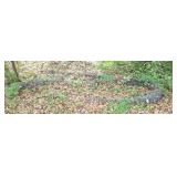 Chain Link Fence Section, Rolled