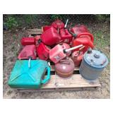 Fuel and Gas Cans, 13 Pieces