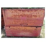Large Metal Work Cabinet with Contents