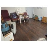 Office Furniture, Tools, Step Stools, and Lot
