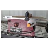 Chicago Electric 7" Portable Wet Tile Saw