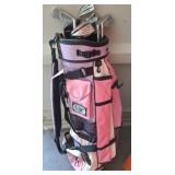 Belding Sports Golf Bag With Wilson Clubs