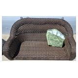 42in Wicker Porch Swing with Hanging Chain
