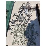 Three Decorative Iron Wall Hangings