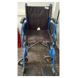 Drive Manual Wheelchair with Blue Frame