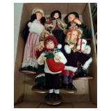 Dennis East 2007 Christmas Caroler Dolls