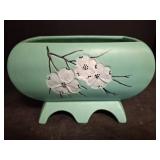 McCoy USA Green Floral Planter