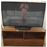 LG 60in Flat Screen TV with Stand and Remote