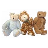 Boyds Collection Ltd. Plush Teddy Bears Trio