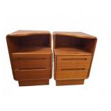 Sun Cabinet Teak Nightstands