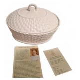 Belleek Everyday Covered Porcelain Dish