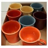 8 Fiesta 10.25 oz Mugs Assorted Colors
