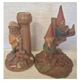 Tom Clark Gnome Figurines Stormy & Cairn