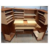 Wooden Storage Cabinet, 32x21x45 Inches