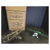 Texaco & Valvoline Die-Cast Airplane Models