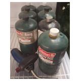 6 Coleman Propane Fuel Cylinders