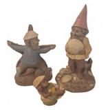 Pawley Black 1981 Figurines Lot of 3