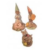 Tom Clark Gnome and Animal Figurines Lot