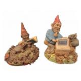 Tom Clark Gnome Figurines, Lot of 2