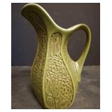 McCoy Pottery Green Floral Pitcher