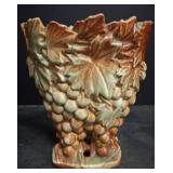 McCoy Grape Motif Planter, Repaired