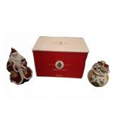Spode Christmas Tree 2-Piece Cookie Jar Set