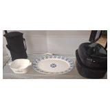 Serving Platter, Roaster, Casserole, and Bott