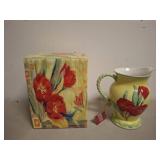 Burton + BURTON Super Tulips Ceramic Pitcher