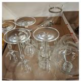 Glassware and Drinking Horn Set