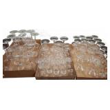 Clear Glass Stemware Set