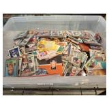 Large Bin of Assorted Sports Cards