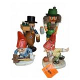 Goebel Gnome Figurines with German Nutcracke