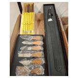 Cheese Knife and Fork Sets with TUO