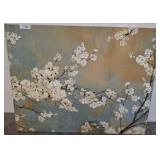 38x30 Floral Branch Canvas Wall Art