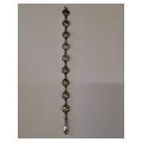 Sterling Silver .925 Cherub Link Bracelet